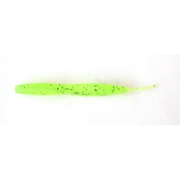Силиконовая приманка на хищную рыбу, Taipan Rain Worm, 3,8 дюйма, 8шт/уп, цвет №06 Chartrease